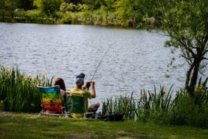 fishing at ABERDARE NATIONAL PARK