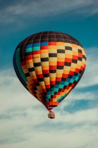 hot air balloon atMasai Mara